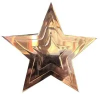 Звезда на памятник ø 150 (518234) монтаж обелиск - стела мм. пустотелая  в Радужном ХМАО ЮГРА