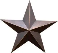 Звезда на памятник листовая бронза патина в Радужном ХМАО ЮГРА (518498)