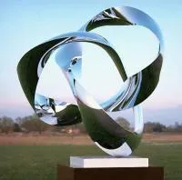 Кольца из нержавеющей стали скульптура (518288) производство арт-объект  в Радужном ХМАО ЮГРА