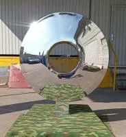 Линза арт декор (519061) ∅ 2000 сталь AISI304 Радужный ХМАО ЮГРА 