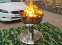 Чаша торжественного огня афины (51756458) производство для ø 360 мм. ветроустойчивая в Радужном ХМАО ЮГРА